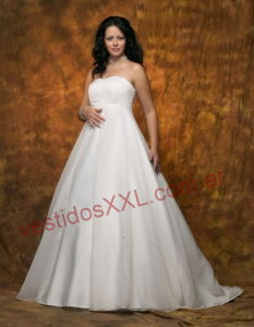 vestido de novia para embarazada