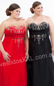 vestido de fiesta para gordas