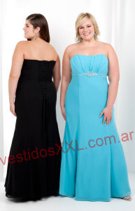 vestidos de noche para gordas