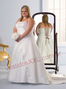Vestido de Novia Pomposo Armado XXL