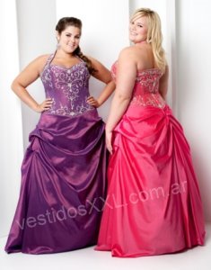 Vestido de 15 años XXL para gorditas